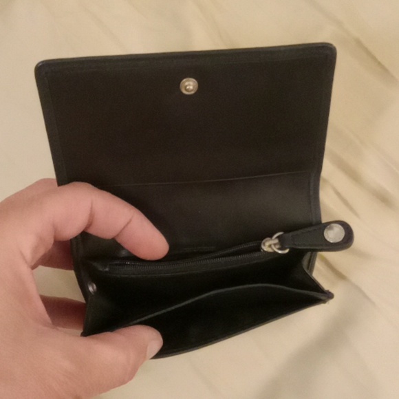 Coach Black Leather Wallet - Picture 3 of 8
